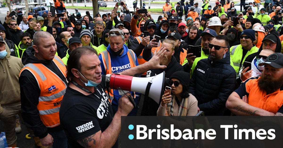 Cfmeu protest brisbane