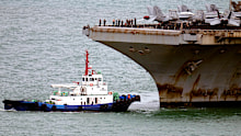 USS Abraham Lincoln.