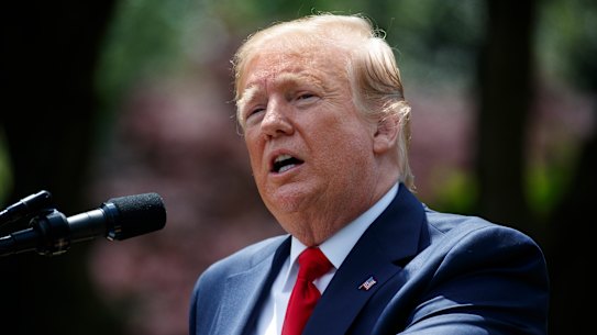 Billion loser: US President Donald Trump.