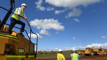 The site of the new Western Sydney Airport.