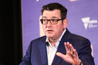 Premier Daniel Andrews on Saturday announced a lockdown for regional Victoria.