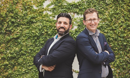 Michael Caggiano and Bede Gahan met with A-League boss Greg O'Rourke on Friday. 