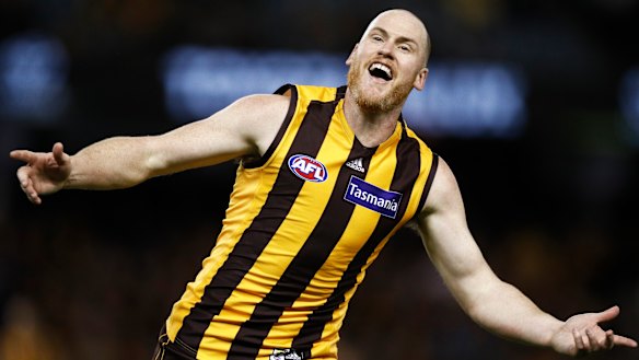 Jarryd Roughead was a dominant force against the Suns.