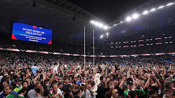 The crowd at Allianz Stadium.