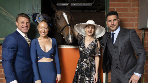 Fashions on the Field judges Lee Campbell, Kristen Henry, Bethany Larsen and Nick Risteski will cast a critical eye over the best-dressed at Thoroughbred Park on Tuesday.