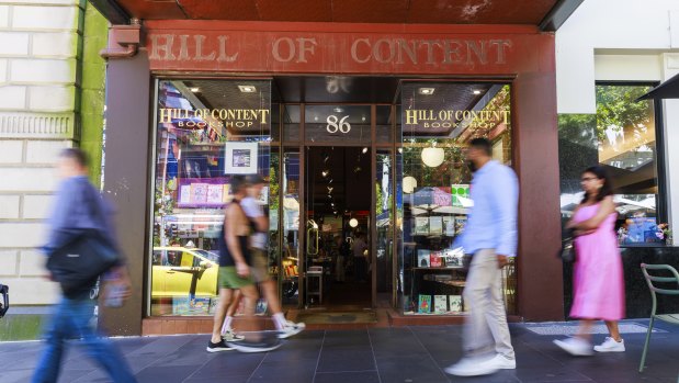 The property that houses the Hill of Content book store is up for sale.