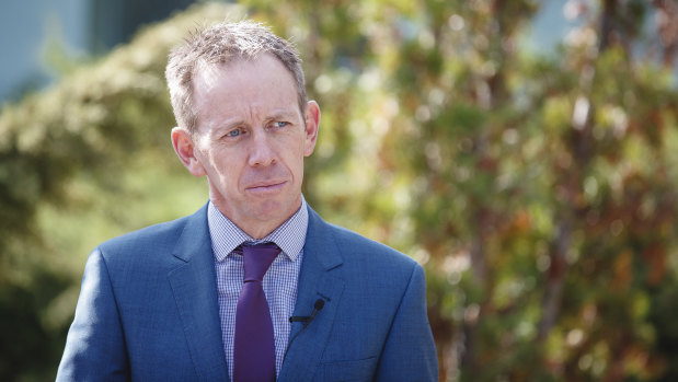 Minister for Mental Health Shane Rattenbury has announced 2018 budget funding for extra beds for mental health patients. Photo: Sitthixay Ditthavong