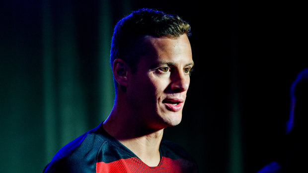 Big ambitions: Oriol Riera at the A-League season launch on Monday.