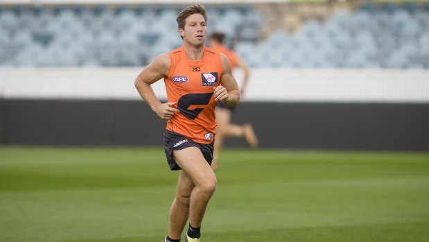 Toby Greene is set for another stint on the sidelines