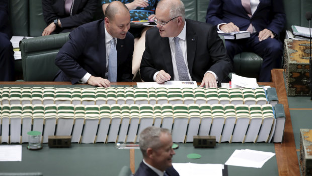The Treasurer, the PM and the budget.