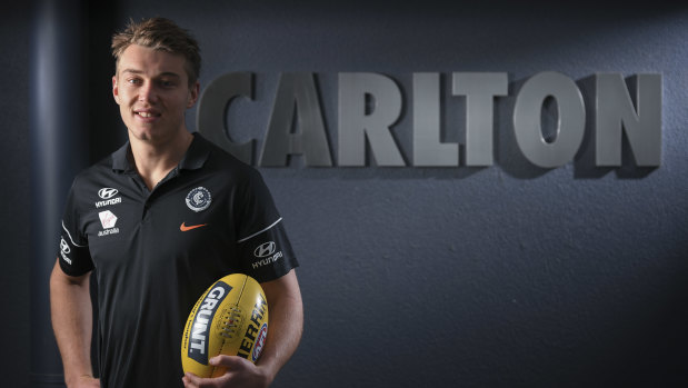 Carlton co-captain Patrick Cripps this week.