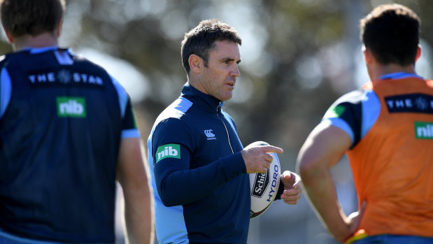 Outside influences: NSW Blues coach Brad Fittler has been keen to expose his players to expertise from outside rugby league.