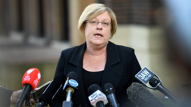 Police Minister Lisa Neville. 