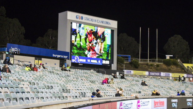 The Brumbies drew their second-worst crowd in club history with just 5283 fans at Canberra Stadium on Saturday. 