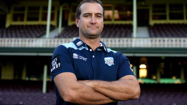 Meet the new boss: Newly-appointed NSW coach Phil Jaques at the SCG on Tuesday.
