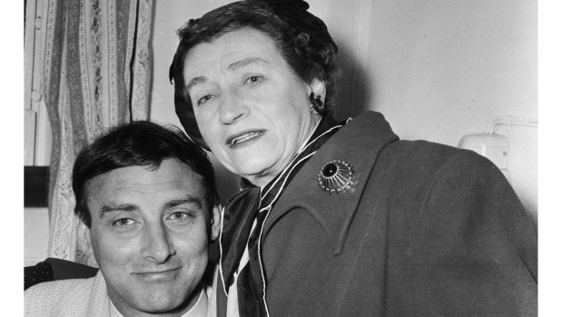 Spike Milligan and his mother, Florence.