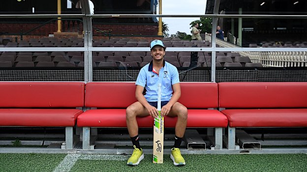 Sam Konstas at the SCG this week. 