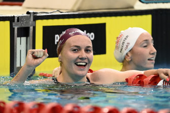 Titmus swims into history as she breaks Ledecky’s 400m world record