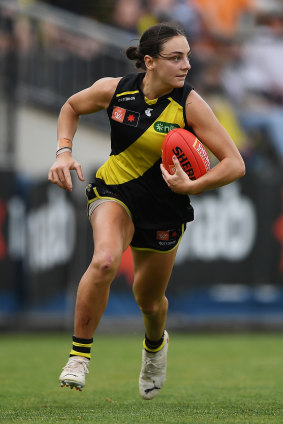 Monique Conti of the Richmond Tigers.