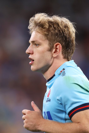 Waratahs whiz kid Max Jorgensen, who the Roosters and Bulldogs fought hard to sign last year.