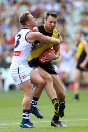 Toby Nankervis has emerged as a "can't afford to lose" player for Richmond.