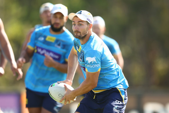 Return of the favourite son: Kieran Foran will play against Manly at Brookvale for just the second time in his career.
