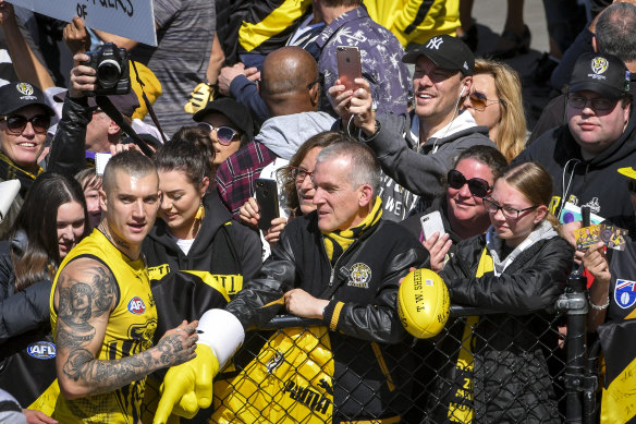 Richmond fans adore Dustin Martin like few players before him.