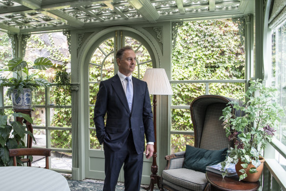 Provectus Care chief Dr Shane Moran at historic Darling House at The Rocks before he sold it for $23.1 million.