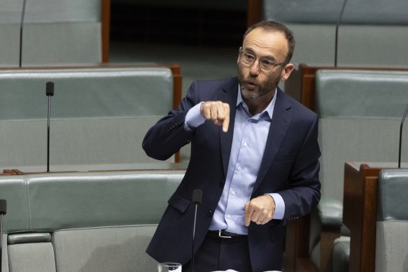 Greens leader Adam Bandt accused the government and the Coalition of engaging in a “race to the bottom” on immigration.