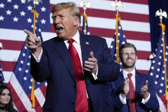 Trump's performance was so strong that he was projected to win just minutes after voting began.