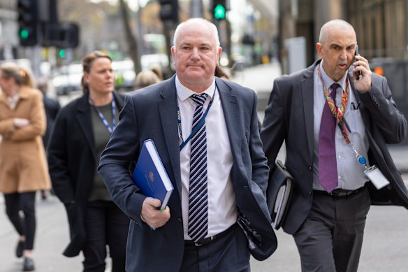 Sergeant Brett Florence, the informant in the case, was present in court for Wednesday’s suppression hearing.