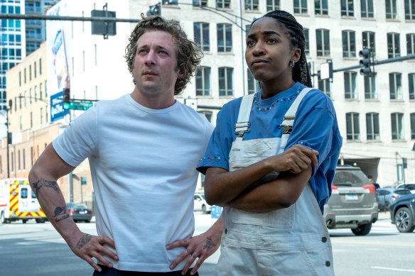 Yes, chef! Jeremy Allen White as Carmy and Ayo Edebiri as Sydney return for season two of <i>The Bear</i>.