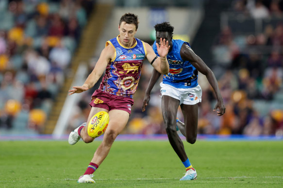 Hugh McCluggage in action. 