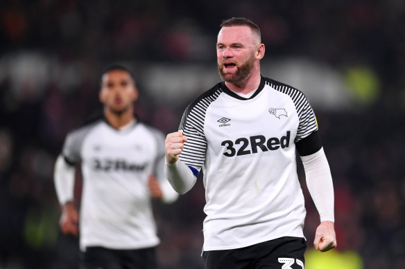 Wayne Rooney made an instant impact for Derby in the Championship.
