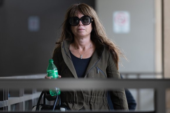 Emma Walters outside Melbourne Magistrates’ Court last week.