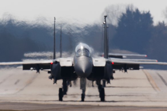 In April, Iran used a “drone swarm” to help shoot down a US F-15E aircraft.