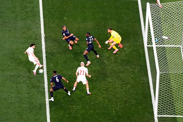 Orkun Kokcu scored the second goal for Turkey. 