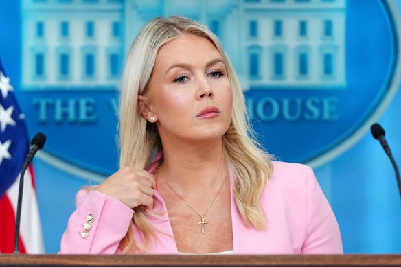 White House press secretary Karoline Leavitt said Perez was placed on unpaid leave.
