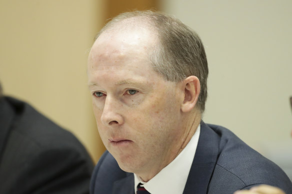 Australian Building and Construction Commissioner Stephen McBurney is pictured in 2018.