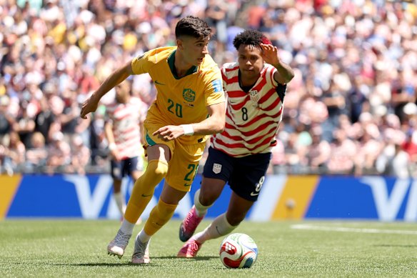Cristian Volpato’s competitive debut for the Socceroos was impressive.