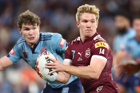 Tom Dearden is likely to take over as halfback for the Maroons in Origin II.