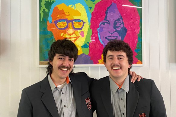 Twins Ari and Alexi Psaltopoulos from Richmond High School scored twin ATARS of 87 in the 2025 VCE.