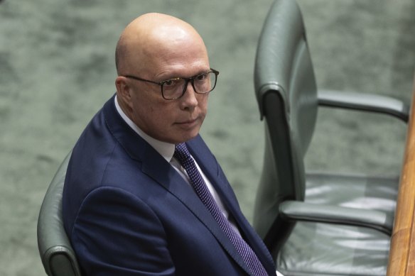 Opposition Leader Peter Dutton.