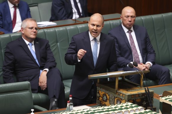 Treasurer Josh Frydenberg’s 2021 budget has the fewest references to debt and deficit of any Coalition treasurer since the 2013 election.