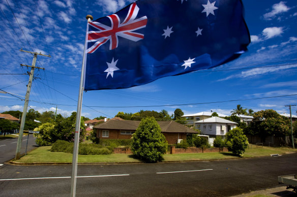 The Australian flag is a source of pride for many.