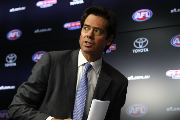 AFL CEO Gillon McLachlan announced on Wednesday night that the season would be going ahead.