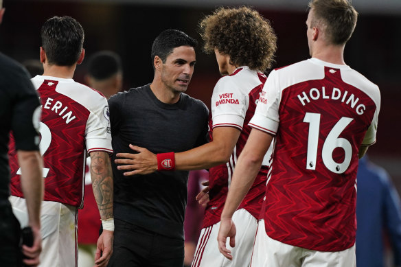 Arsenal manager Mikel Arteta has the support of his club.