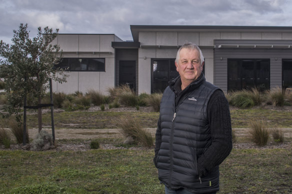 Tad Hendry in front of his home at Cape Paterson. “I just laugh when I hear the government talking about high energy prices,” he says.