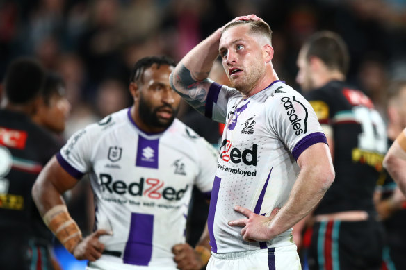 Cameron Munster is racing the clock to be fit for Friday’s clash against Penrith.