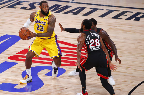 Miami could not stop LeBron James and the Lakers.